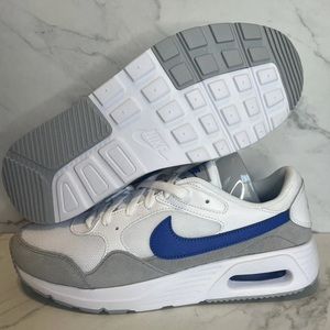 NEW Men’s 7.5 Nike Air Max SC Shoes White Game Royal Blue